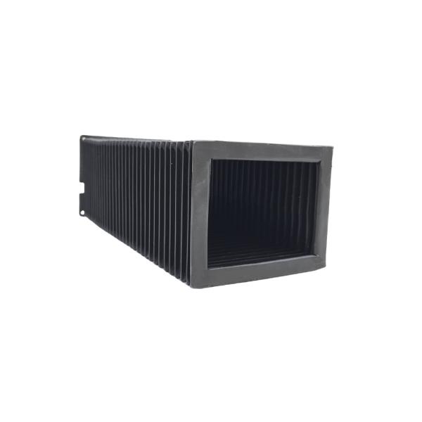 PVC Materials Square Bellows Way Covers Guide Rail Protective Bellows Covers
