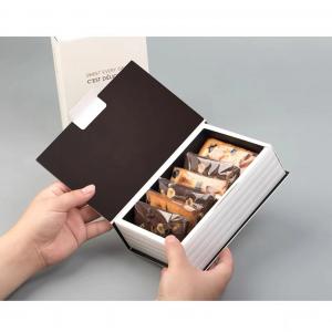 Buy cheap White Color Art Paper Book Cardboard Boxes With Magnetic EVA Inserter Gift Packaging product