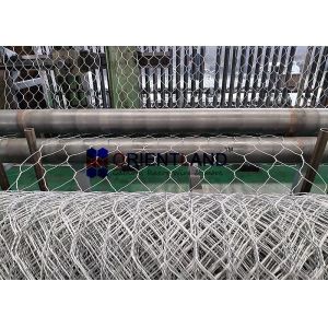 China 80×100mm Double Twisted Gabion Mesh Sheets Rolls on sale