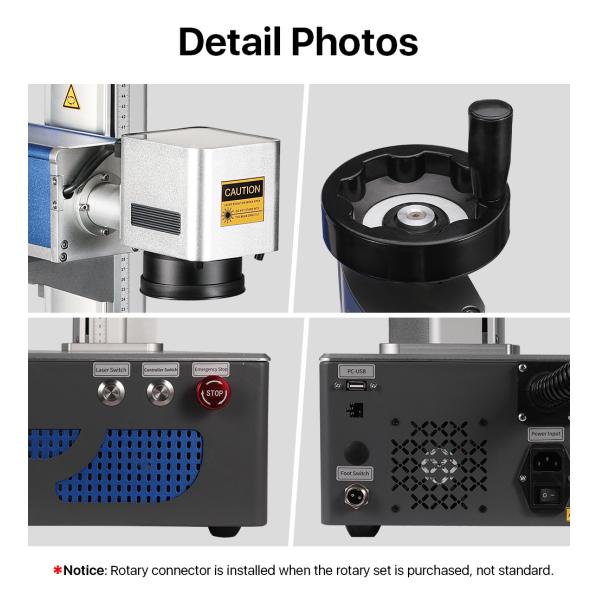 Portable Laser Fiber Marking Mahine For Metal Mark Number Picture Mark