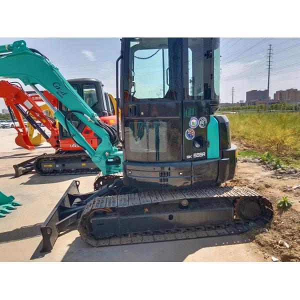 Original Small Excavator Machine Kobelco SK55SR Used Excavator 5 Ton Digger