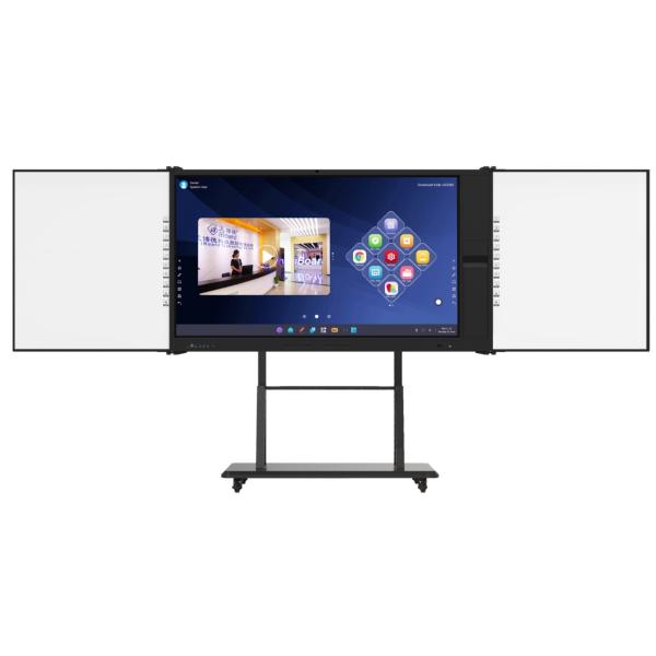 75 Inch 4K Multi-Media All-in-One Interactive Display with Digital Interconnected Drawboard Document Scanner for School Meeting