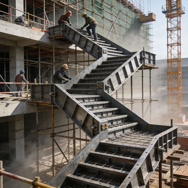 Wear Resistance Steel Stair Formwork For Construction Equipment