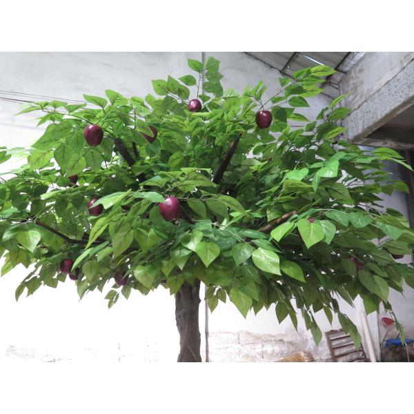 Green Color Artificial Apple Tree Height 3m Width 2.5m / Large Fake Plants
