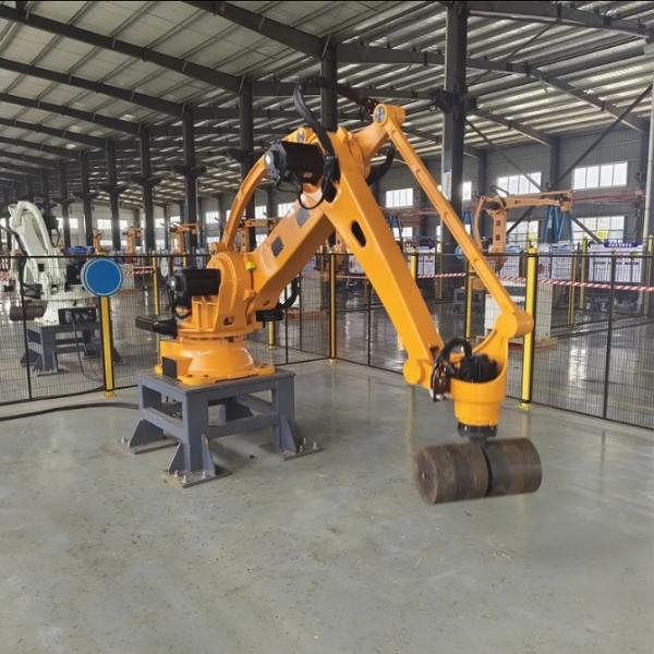 PLC Warehouse Robotic Arm Palletizer 4 Axis Robotic Case Palletizing