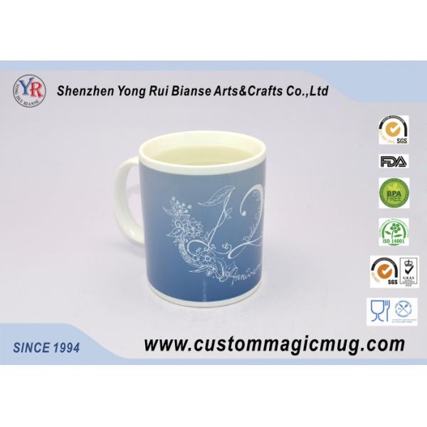 Porcelain Personalised Colour Changing Mugs , Heat Change 11oz Mugs