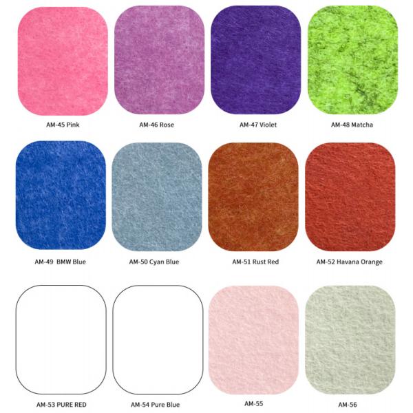 Sound Absorbing Polyester Fiber Wall Panels Studio Acoustic Treatment Tiles PET Felt