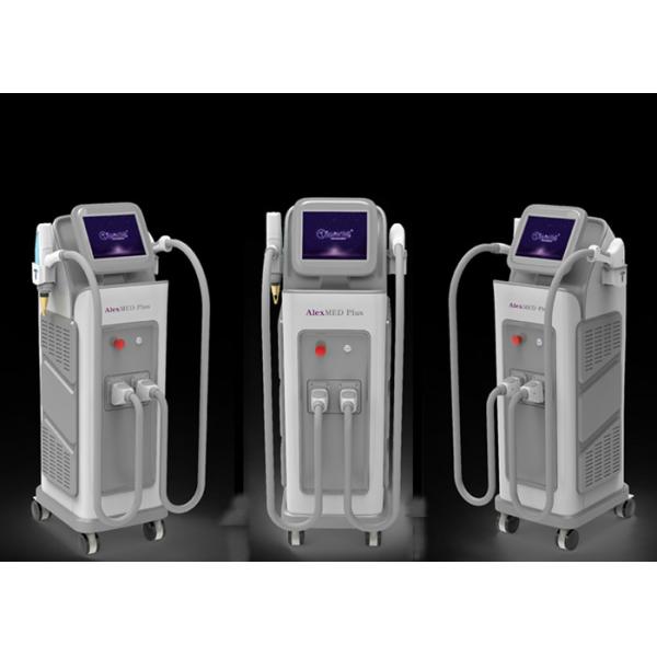 Touch Screen 808nm Diode Laser Hair Removal Machine Vertical