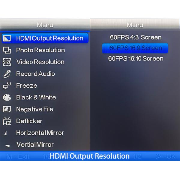 OPTO-EDU A59.4235 60M HDMI TF 1/2.3" CMOS Usb Digital Microscope Camera