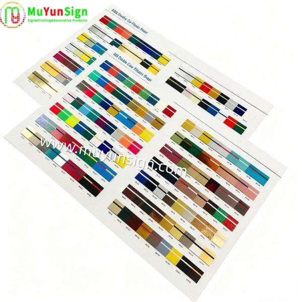 High Impact ABS Sheet Two Distinct Solid Colors Co Extruded Self Finishing