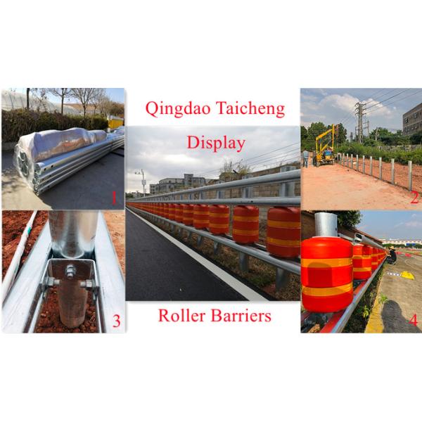 Customizable Road Safety Protective Rolling Barriers Easy To Install SB Grade