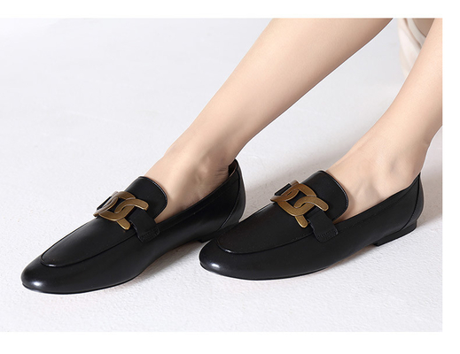 Customized Classic Loafer Shoes With Round Toe Slip On Closure Type