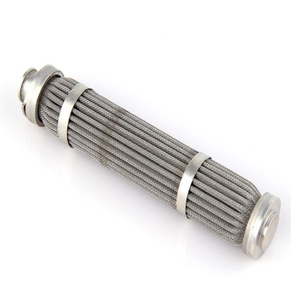 High Porosity Up To 90% And High Permeability sinter Metal Fiber Felt Filter Cartridge