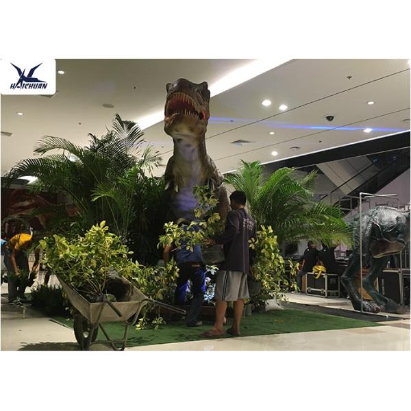 Sunproof / Waterproof Life Size Jungle Animals With Infrared Sensor / Remote Control