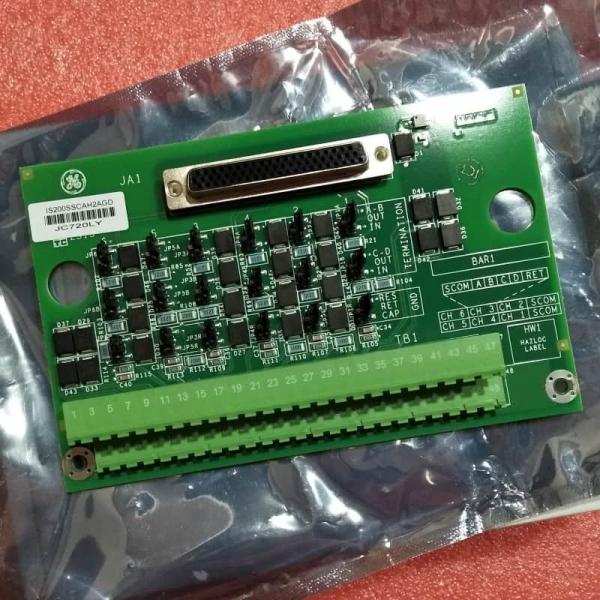 GE IS200SSCAH2AGD Serial Communication I/O Terminal Board