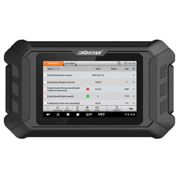 OBDSTAR iScan for MERCURY Marine Diagnostic Tablet with Special Functions Support G3/ DFI 2/ Optimax/ Seapro/ Verado/ 40HP-300HP