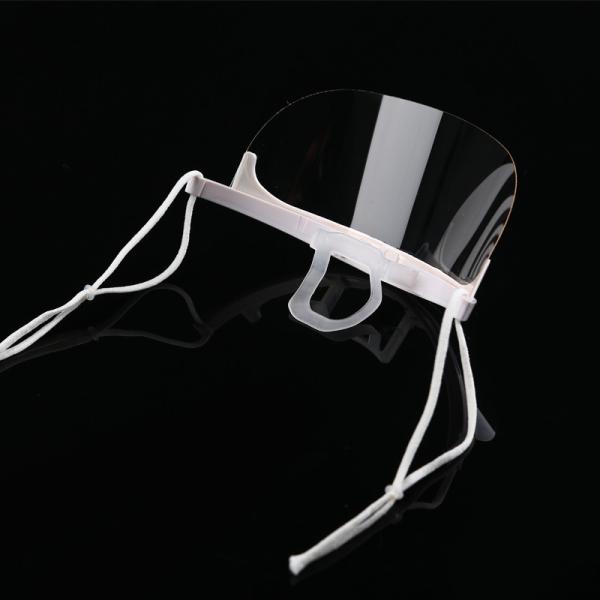 Fog Proof Ergonomic ABS PET Transparent Mouth Cover