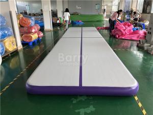 China Commercial Inflatable Air Track / Purple Air Jump Tumble Trak For Gymnastics Sport on sale