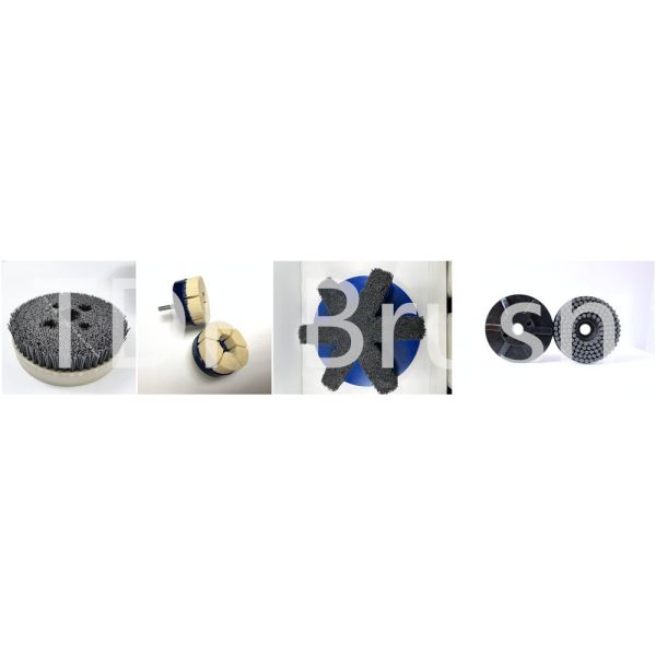 Aluminum Oxide Abrasive Filament Disc Brush CNC Compatible Customizable Precision Finishing Tool