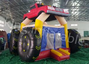China 5 * 4 M Colorful Car Inflatable Jumping Castle And Commercial  Bouncy Castle on sale