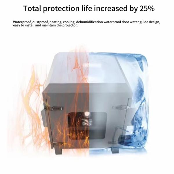 Intelligent Temperature Control and Air Conditioning in Outdoor Projector Waterproof Box