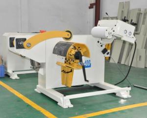 China Automatic Decoiling And Hydraulic Straightening Machine With Power Press on sale