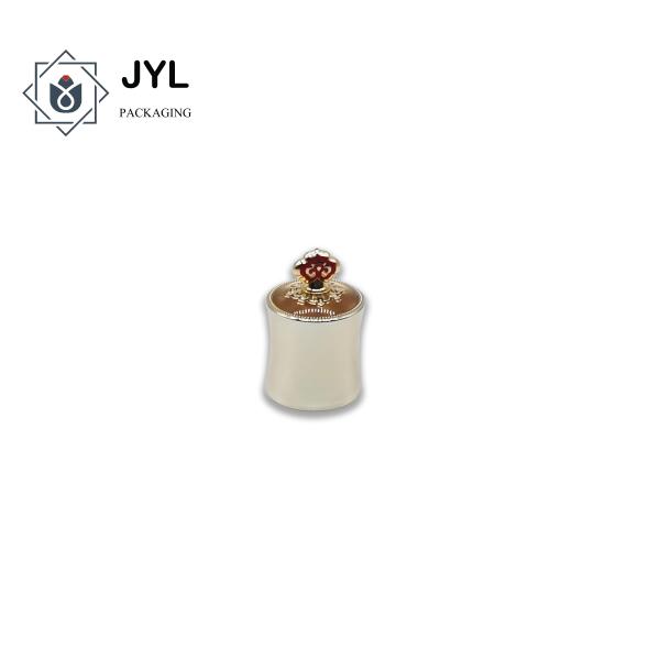 Aluminum Metal Perfume Caps For Cosmetic Jar Custom Design Europe Style