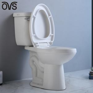 China Tall Ada 2 Piece Toilet Dual Flush Toilet Elongated Bowl Two Piece Closet on sale
