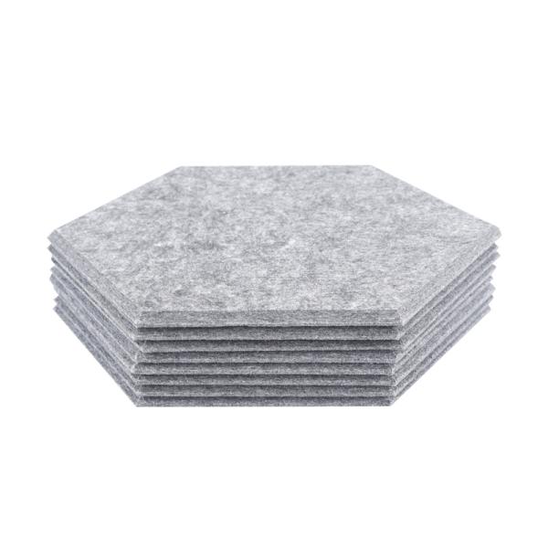 High Density Padding Hexagonal Acoustic Panels Sound Absorbing