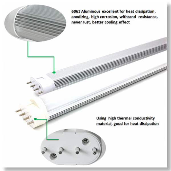 12W LED 2G11 Light to replace the 24W CFL light