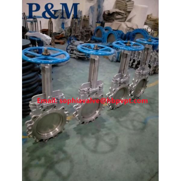 JIS standard cast steel knife gate valve