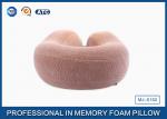 Custom Soft Memory Foam Travel Neck Pillow , Orthopedic Neck Support Pillowing