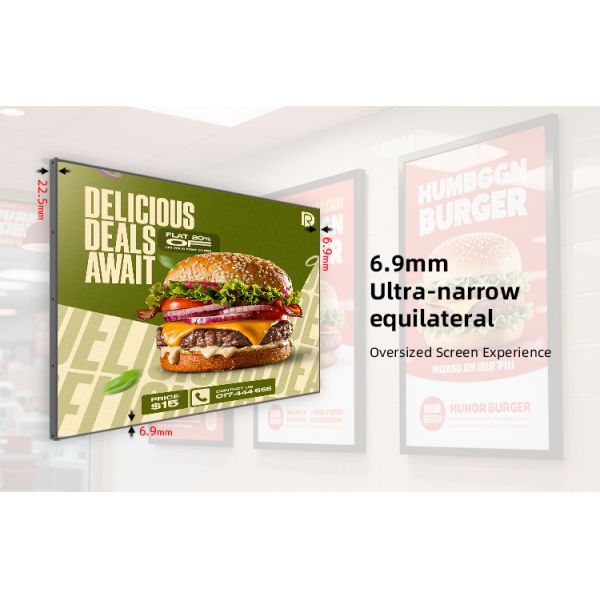 Single Sided High Brightness LCD Window Display 43″– 86″ 1500cd/m2
