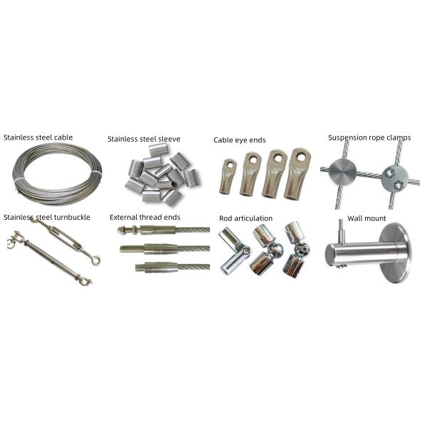 X Tend Stainless Steel Cable Mesh For Balustrade Guardrail Deck Railing
