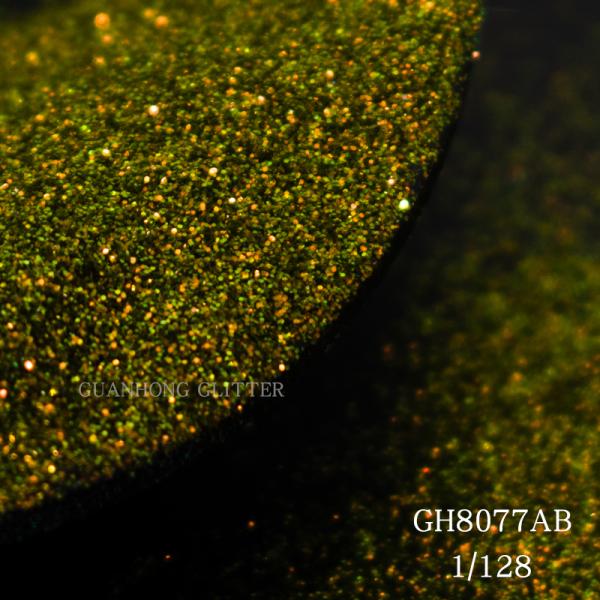 Halloween Solvent Resistant Aurora Chunky Polyester Glitter Powder For Paint Coating Ink