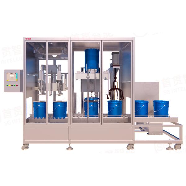 Durable Stainless Steel Powder Processing Granulator Lube Oil Filling Machine For 10-30kg Output