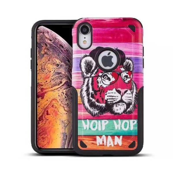 Can Custom Colorful Paiting 2 in 1 PC TPU Armor Case Back Cover for Vivo Y53 2017 Y67 Y69 Xiaomi Rdmi note5 Pro