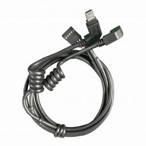 China 2x5 PIN To 2x Mini USB Spring Cable Custom Computer Mainboard Serial Cable 100 on sale