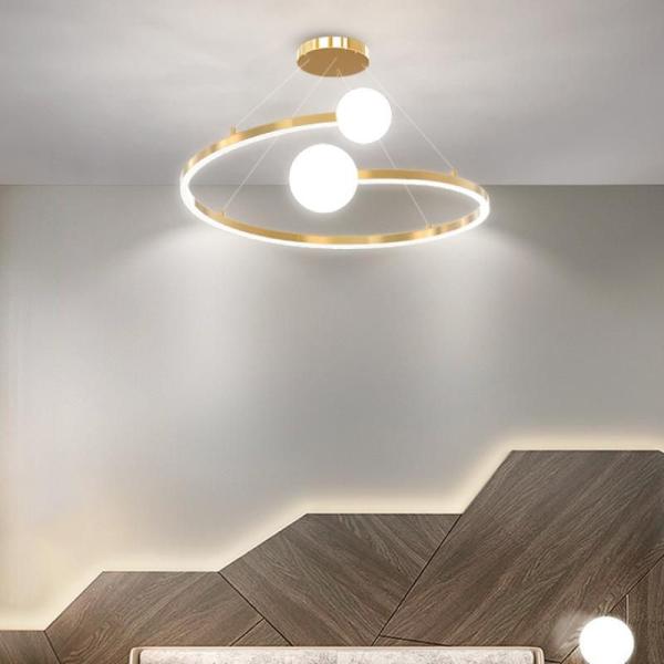 Nordic lamp Modern Led Pendant lights For Dining room Living room Shop Circle Chandelier(WH-MI-299)