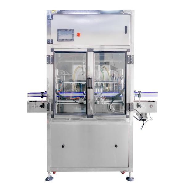 Automatic Sauce Filling Machine Four Nozzles Bottle Dispensing Machine OEM