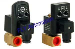 Buy cheap 24 VAC/VDC DIN 43650A ISO 440/6952 Drain Valve Timer Pneumatic Solenoid Valves product