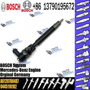 China New Bosch Fuel Injector 0445110106 0445110070 0445110097 0445110182 0986435039 A6120700487 for Mercedes Benz on sale