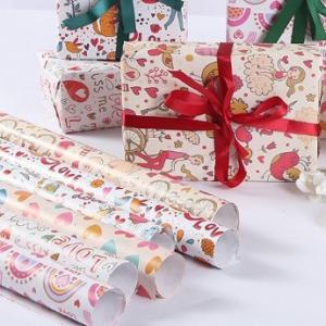 Buy cheap Customizable Gift Wrap Paper Roll Recyclable And Eco Friendly Packaging Solution product