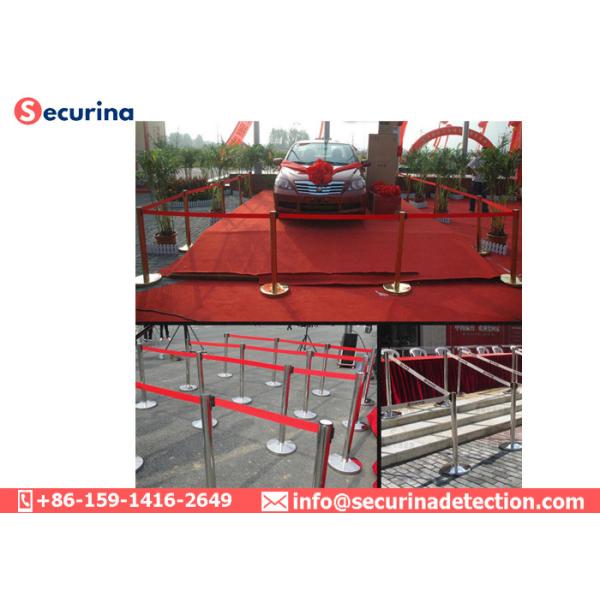 Events Security Passengers Isolation Retractable Belt Barricade In Traffic Barrier