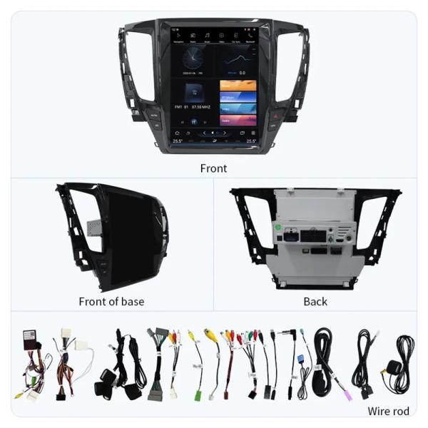 Mitsubishi Pajero Car Multimedia System Android 8+128G Video Player 12.1'' 2020+