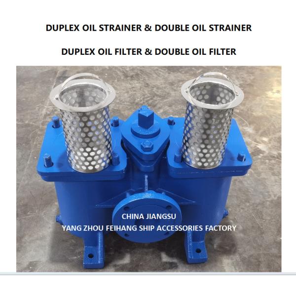 PARAMETER SELECTION TABLE FOR DUPLEX OIL STRAINER & DOUBLE OIL FILTER AS65 CB/T425
