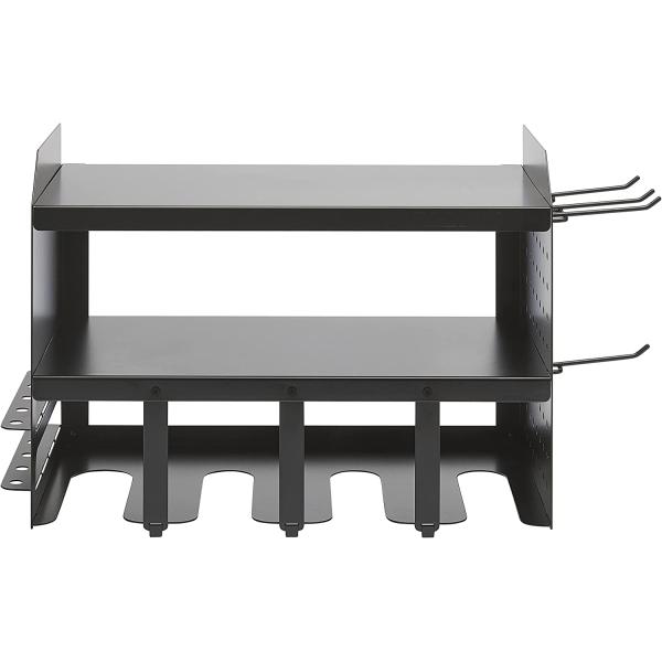 Tool Storage Rack Heavy Duty Metal Wall Mount Shelf Storage Box with Plant Fiber Type