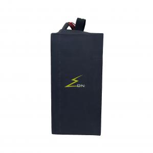 Buy cheap Black 60v Lithium Battery For Electric Motorcycle LiFePO4 With 53ah Capacity product