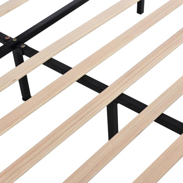 Nordic style solid dry strong wood frame upholstered bed big drawer storage function Queen bed king bed for Bedroom