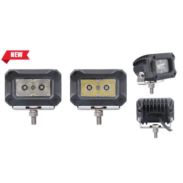 2 Osram 10W Led Work Flood Lights 1200lm Diecast Aluminum